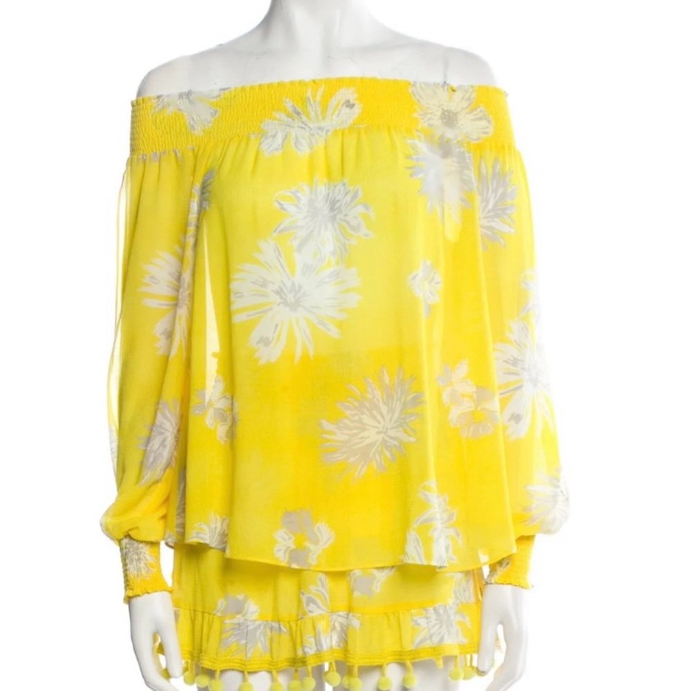 Ramy Brook Yellow 2 pc skirt set